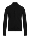 Moorer Man Cardigan Black Size 48 Cashmere In Black