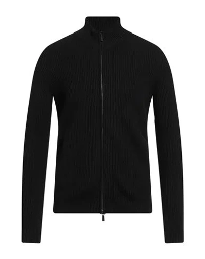 Moorer Man Cardigan Black Size 48 Cashmere