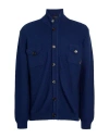 Moorer Man Cardigan Blue Size 44 Wool