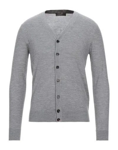 Moorer Man Cardigan Grey Size 46 Cashmere