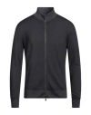 Moorer Man Cardigan Lead Size 48 Virgin Wool