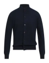 Moorer Man Cardigan Navy Size 48 Cashmere In Blue