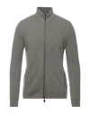 Moorer Man Cardigan Taupe Size 46 Cashmere In Gray