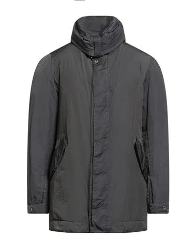 Moorer Man Coat Charcoal Size 38 Polyamide In Gray