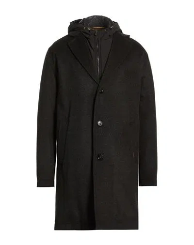 Moorer Man Coat Charcoal Size 38 Virgin Wool, Cashmere, Polyester In Gray