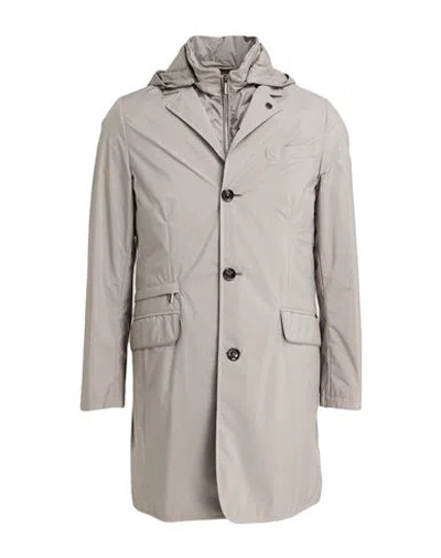 Moorer Man Coat Grey Size 42 Polyester In Gray