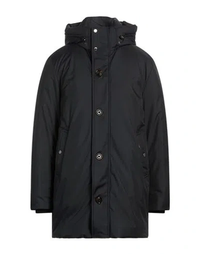 Moorer Man Coat Midnight Blue Size 38 Polyamide, Polyester In Gray