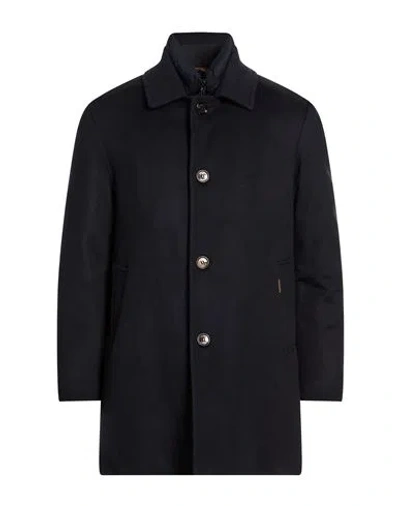 Moorer Man Coat Midnight Blue Size 40 Cashmere, Elastane
