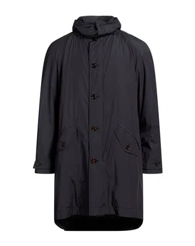 Moorer Man Coat Navy Size 38 Polyamide, Polyester, Polyurethane In Blue