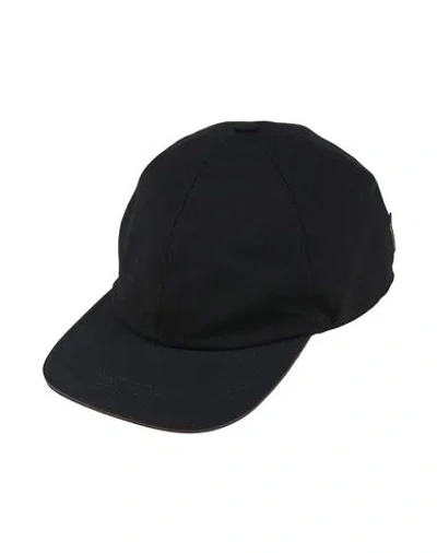 Moorer Man Hat Black Size Xl Viscose, Polyamide, Polyester