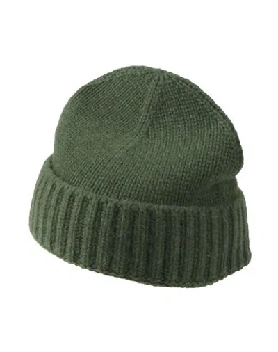 Moorer Man Hat Green Size Onesize Cashmere In Metallic