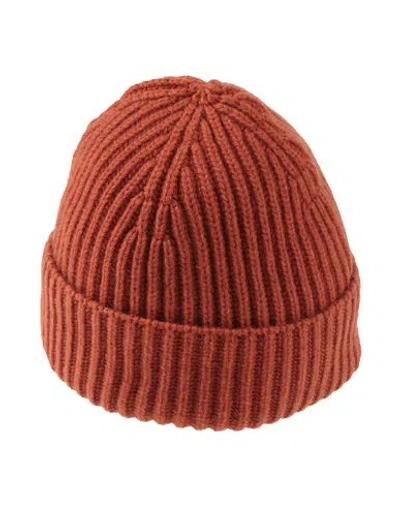 Moorer Man Hat Rust Size Onesize Cashmere In Brown