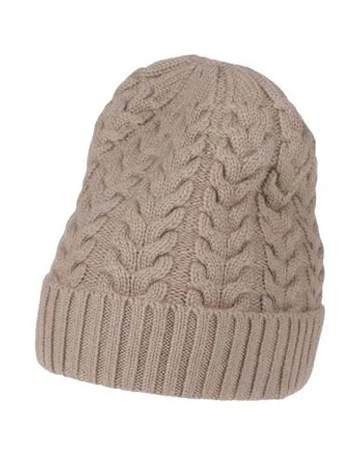 Moorer Man Hat Taupe Size Onesize Cashmere In Gray
