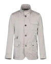 Moorer Man Jacket Beige Size 40 Polyester In Gray