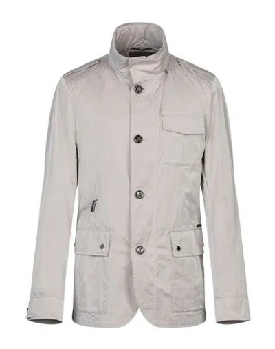 Moorer Man Jacket Beige Size 40 Polyester In Gray