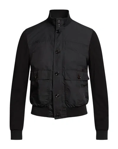 Moorer Man Jacket Black Size 38 Polyester, Viscose, Polyamide, Elastane