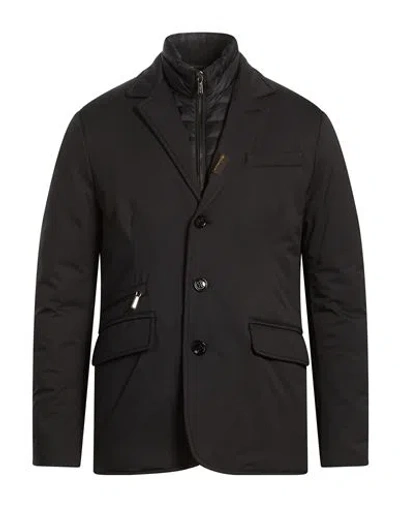 Moorer Man Jacket Black Size 40 Polyamide