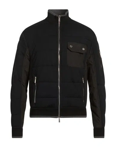 Moorer Man Jacket Black Size 46 Polyester, Elastane