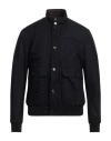 Moorer Man Jacket Blue Size 36 Cotton, Polyamide, Elastane, Polyester