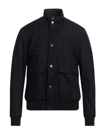 Moorer Man Jacket Blue Size 36 Cotton, Polyamide, Elastane, Polyester