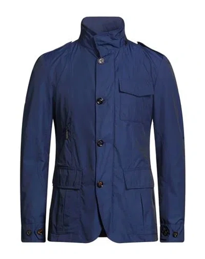 Moorer Man Jacket Blue Size 40 Polyester
