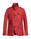 Moorer Man Jacket Brick Size 38 Polyester In Red