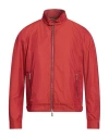 Moorer Man Jacket Brick Size 38 Polyester In Red
