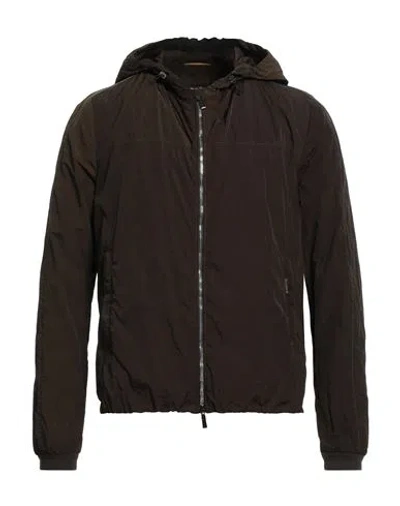 Moorer Man Jacket Brown Size 44 Polyamide