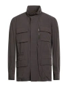 Moorer Buttoned Pocket Jacket In Gray