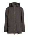 Moorer Man Jacket Charcoal Size 46 Polyester, Polyurethane In Brown