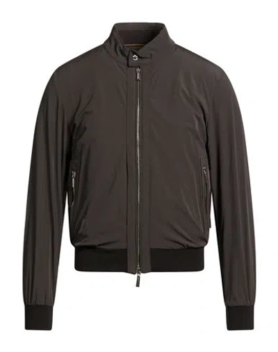 Moorer Man Jacket Charcoal Size 48 Polyamide, Polyurethane In Gray