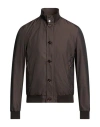 Moorer Man Jacket Chocolate Brown Size 42 Polyester