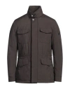 Moorer Man Jacket Dark Brown Size 38 Polyester