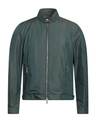 Moorer Man Jacket Dark Green Size 38 Polyester
