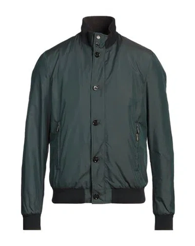 Moorer Man Jacket Deep Teal Size 40 Polyester In Green
