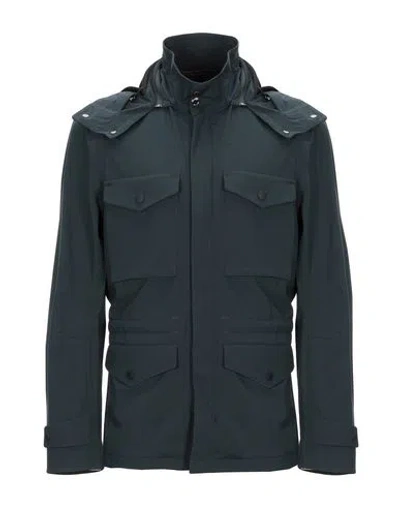 Moorer Man Jacket Deep Teal Size 44 Polyamide, Elastane In Blue