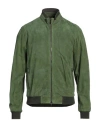 Moorer Man Jacket Green Size 42 Leather