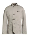 Moorer Man Jacket Grey Size 38 Cotton, Polyamide, Elastane In Neutral