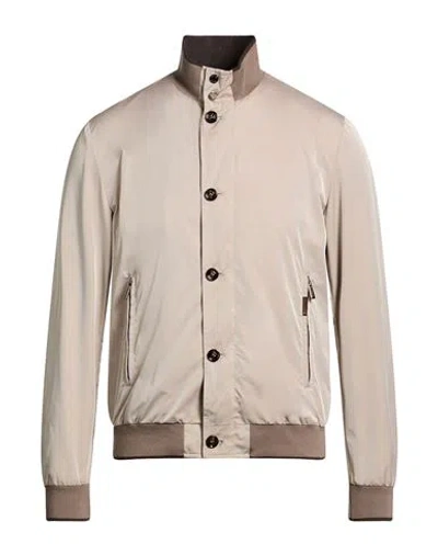 Moorer Man Jacket Grey Size 40 Polyester In Neutral