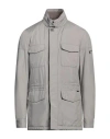 Moorer Man Jacket Grey Size 44 Polyester In Gray