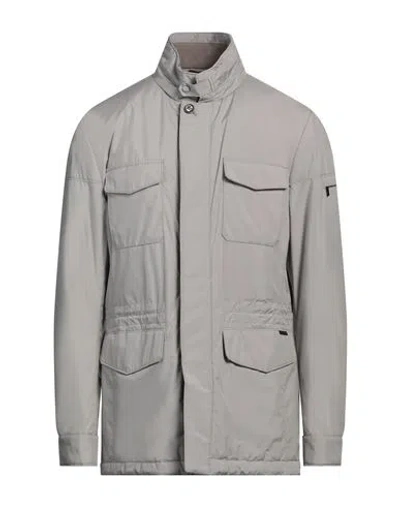 Moorer Man Jacket Grey Size 44 Polyester In Gray