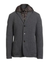 Moorer Man Jacket Grey Size 44 Virgin Wool, Cashmere, Polyamide In Gray