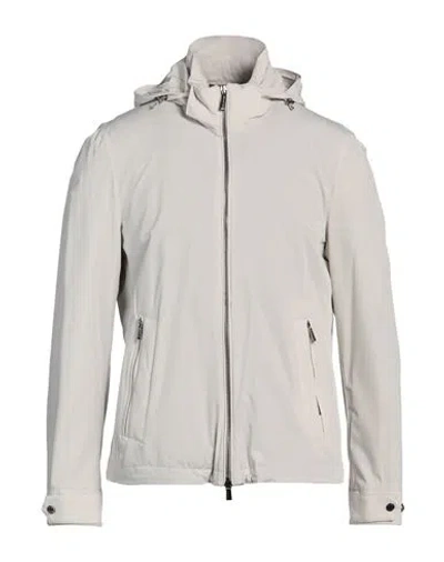 Moorer Man Jacket Ivory Size 38 Polyamide, Polyurethane, Virgin Wool In White