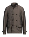 Moorer Man Jacket Khaki Size 40 Polyester In Beige