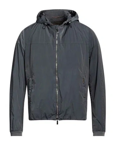 Moorer Man Jacket Lead Size 42 Polyamide In Grey