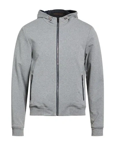 Moorer Man Jacket Light Grey Size 38 Cotton, Polyamide In Gray