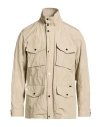 Moorer Man Jacket Light Grey Size 38 Cotton, Polyester In Brown