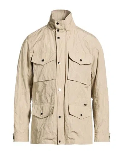 Moorer Man Jacket Light Grey Size 38 Cotton, Polyester In Brown