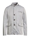 Moorer Man Jacket Light Grey Size 38 Polyester In Gray