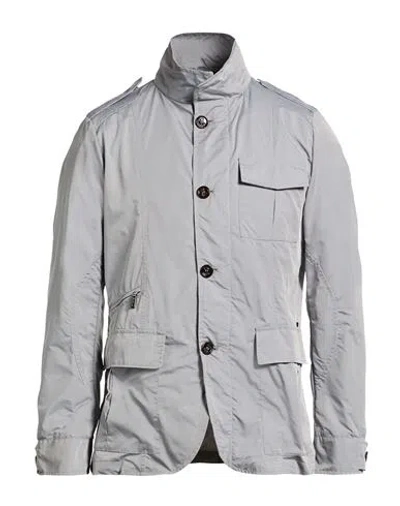 Moorer Man Jacket Light Grey Size 40 Polyester In Gray